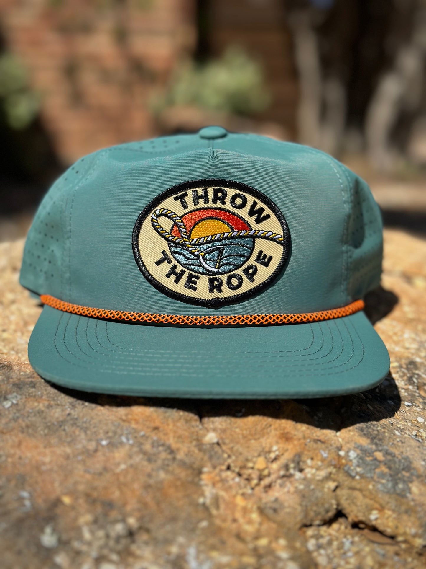 Water-resistant Pine Green Hat