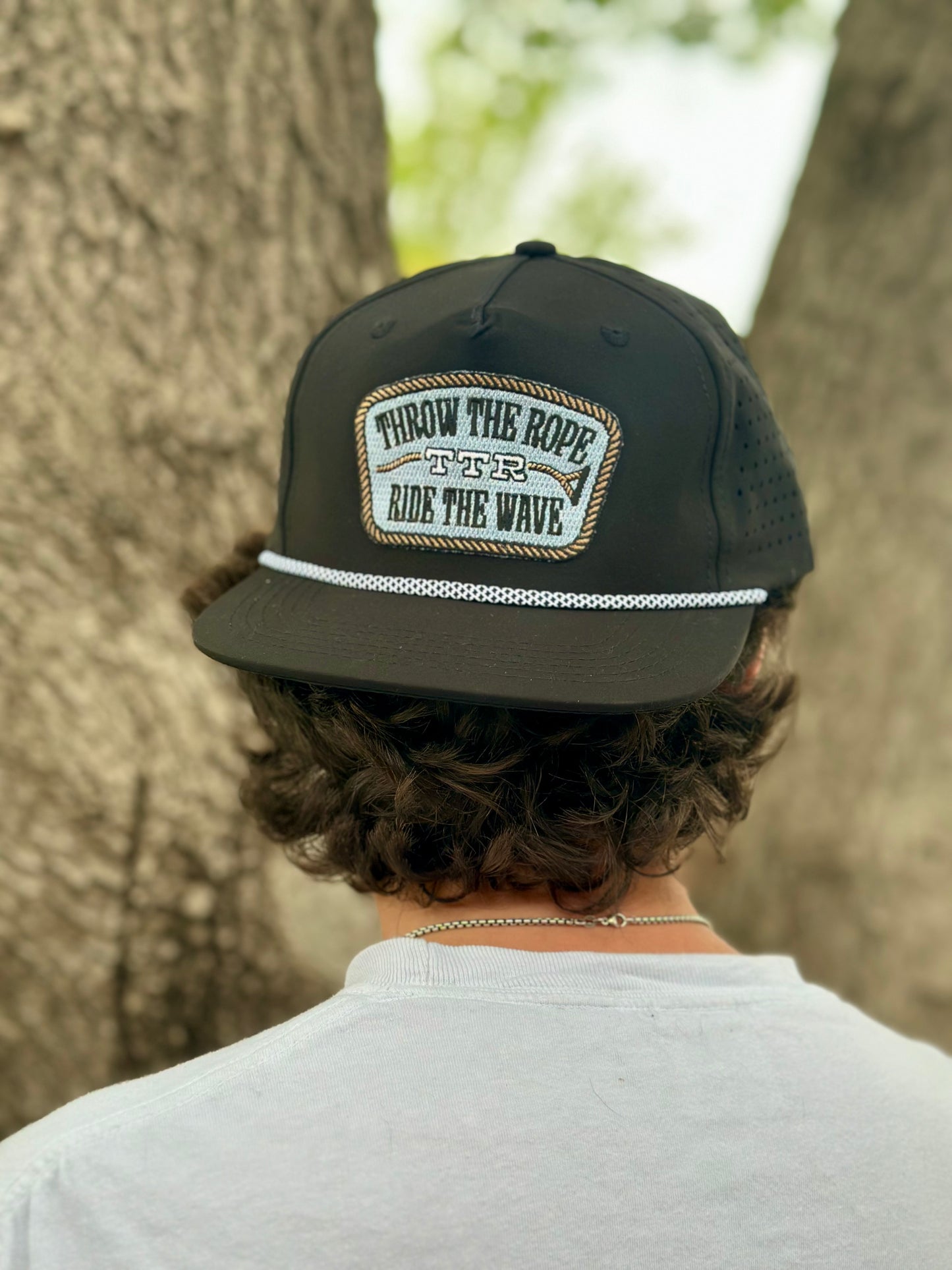 TTR Patch Hat - Water Resistant- Black